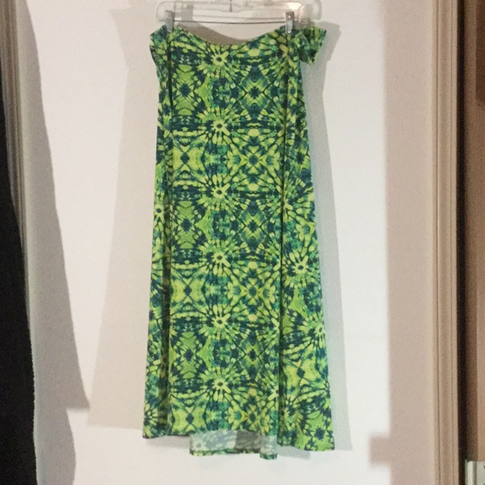 Lula Roe multicolor maxi skirt